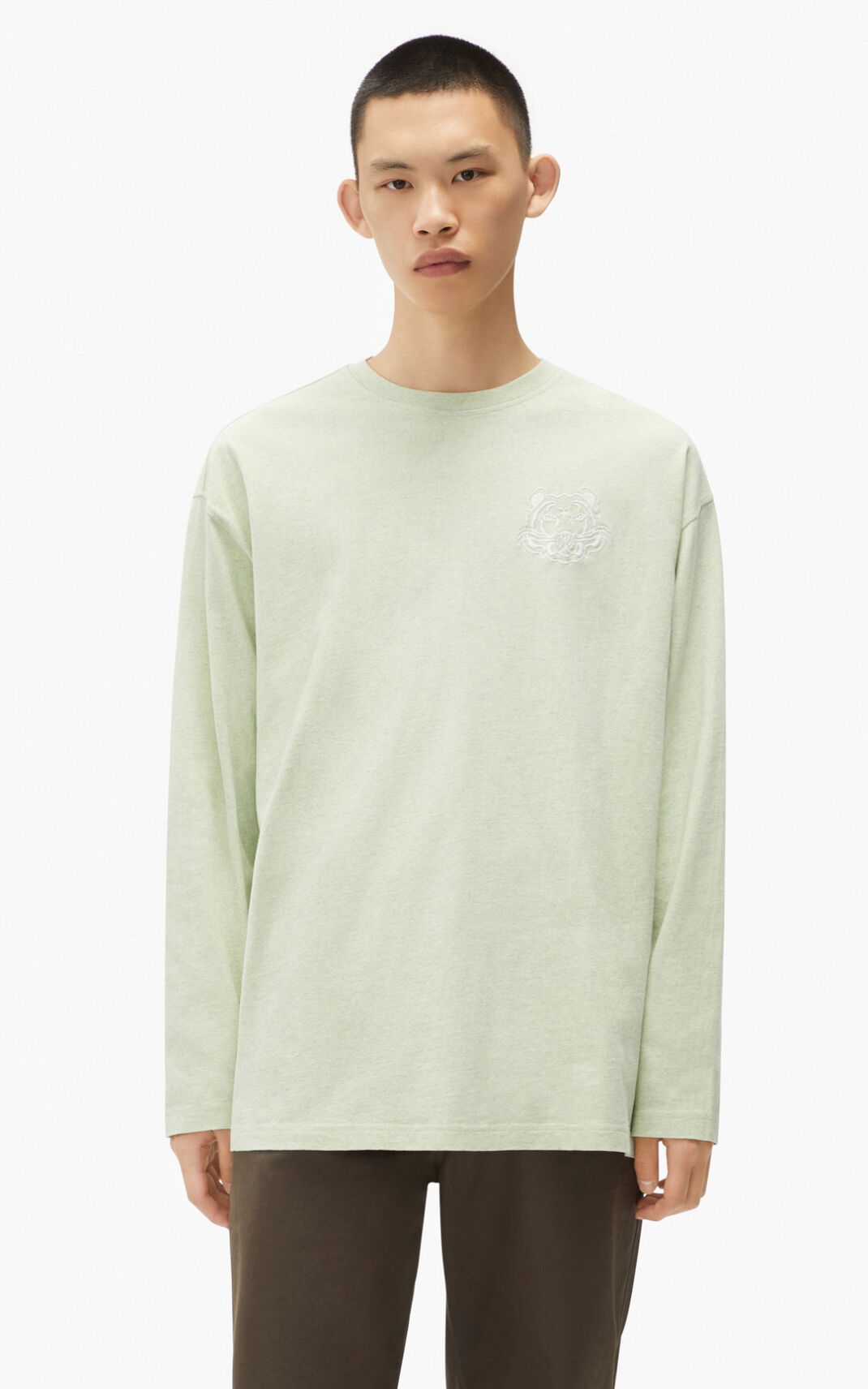 Kenzo RE Tişört Erkek Yeşil | 5489-PBFME